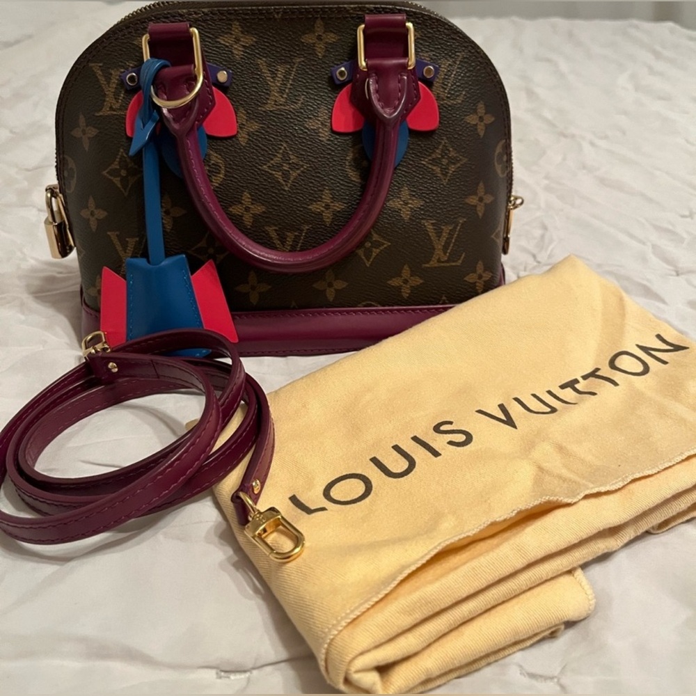 Louis Vuitton Brown and Pink Mini Bag